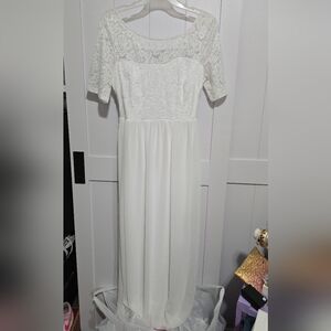 Ever Pretty White Lace Wedding Dress